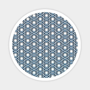 Optical geometric flower seamless pattern Magnet